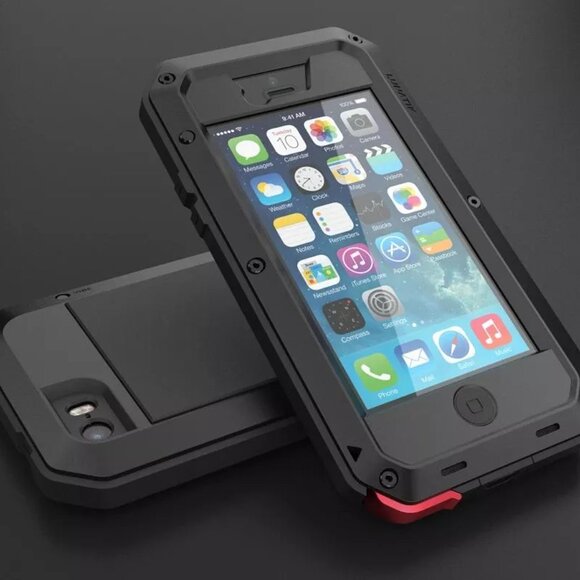 NEW IPHONE 5 TAKTIK EXTREME METAL CASE GORILLA GLASS IMPACT LENS DUST RESISTANT - Picture 12 of 12